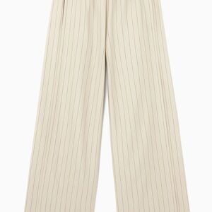 COS Pinstriped Straight-Leg Trousers
